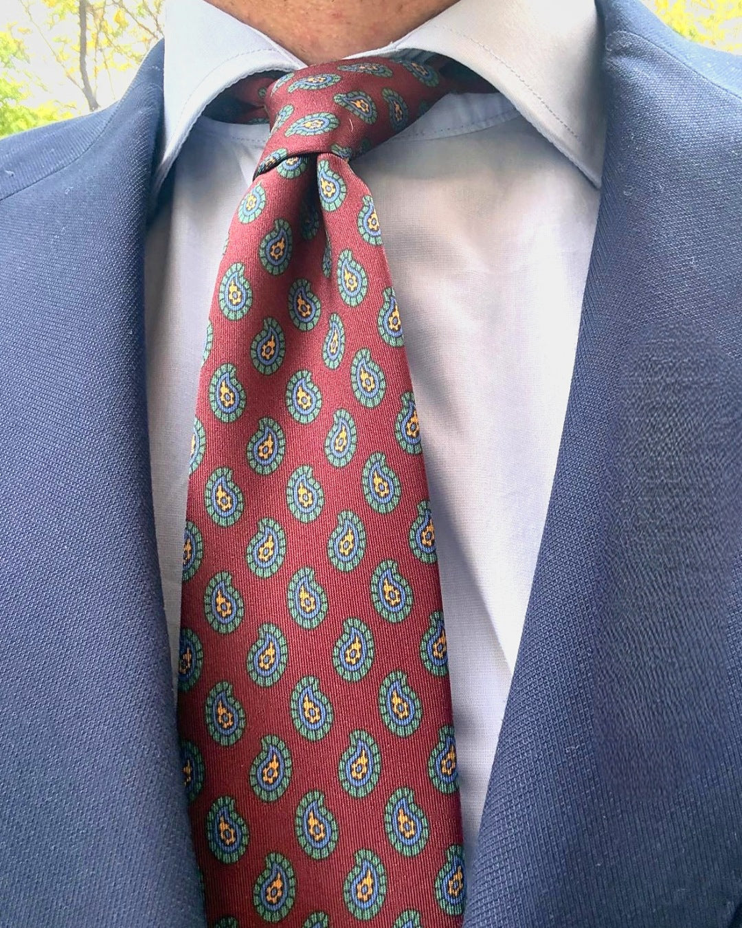 Corbata de seda Puccini