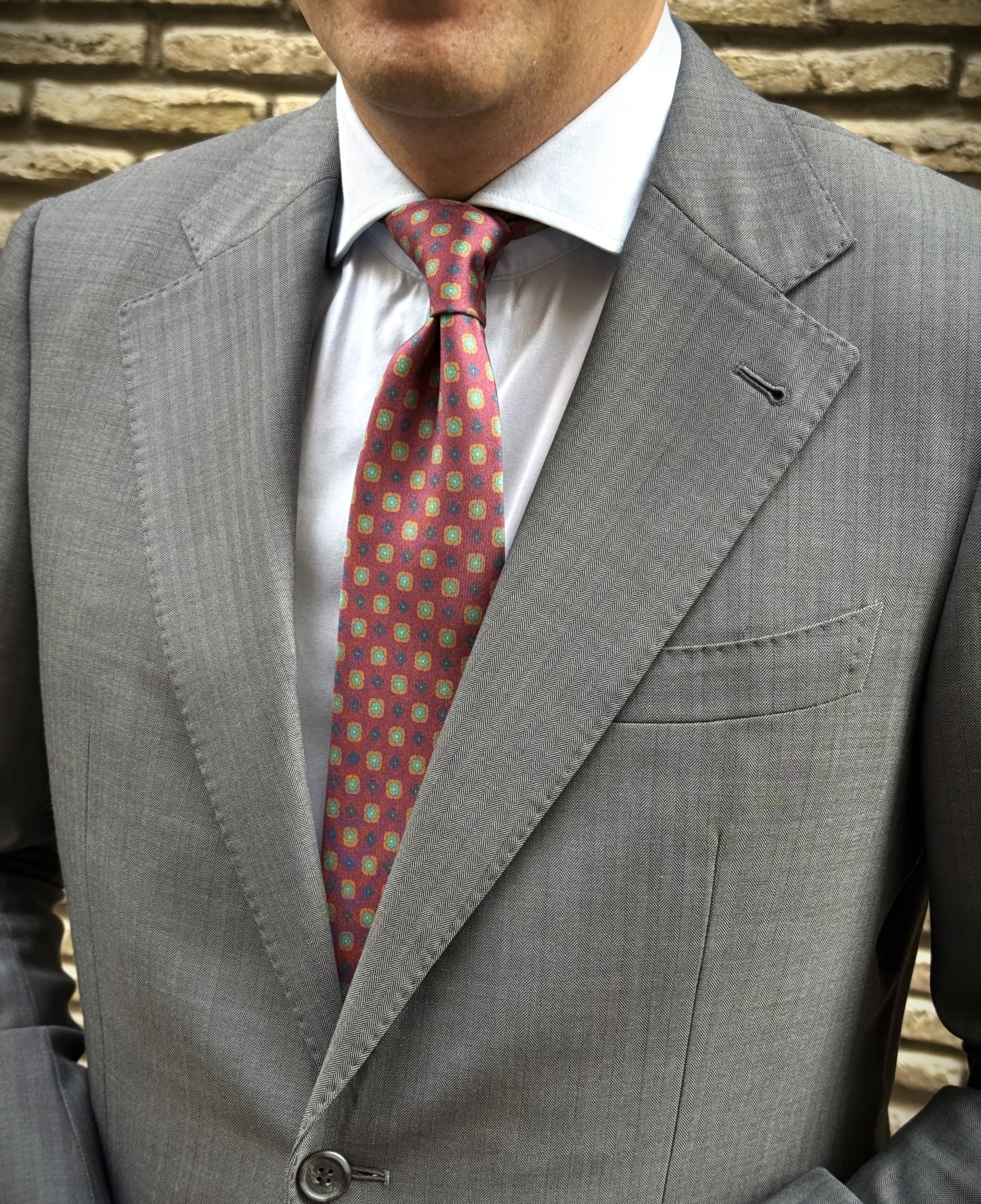 Corbata de seda Taceno