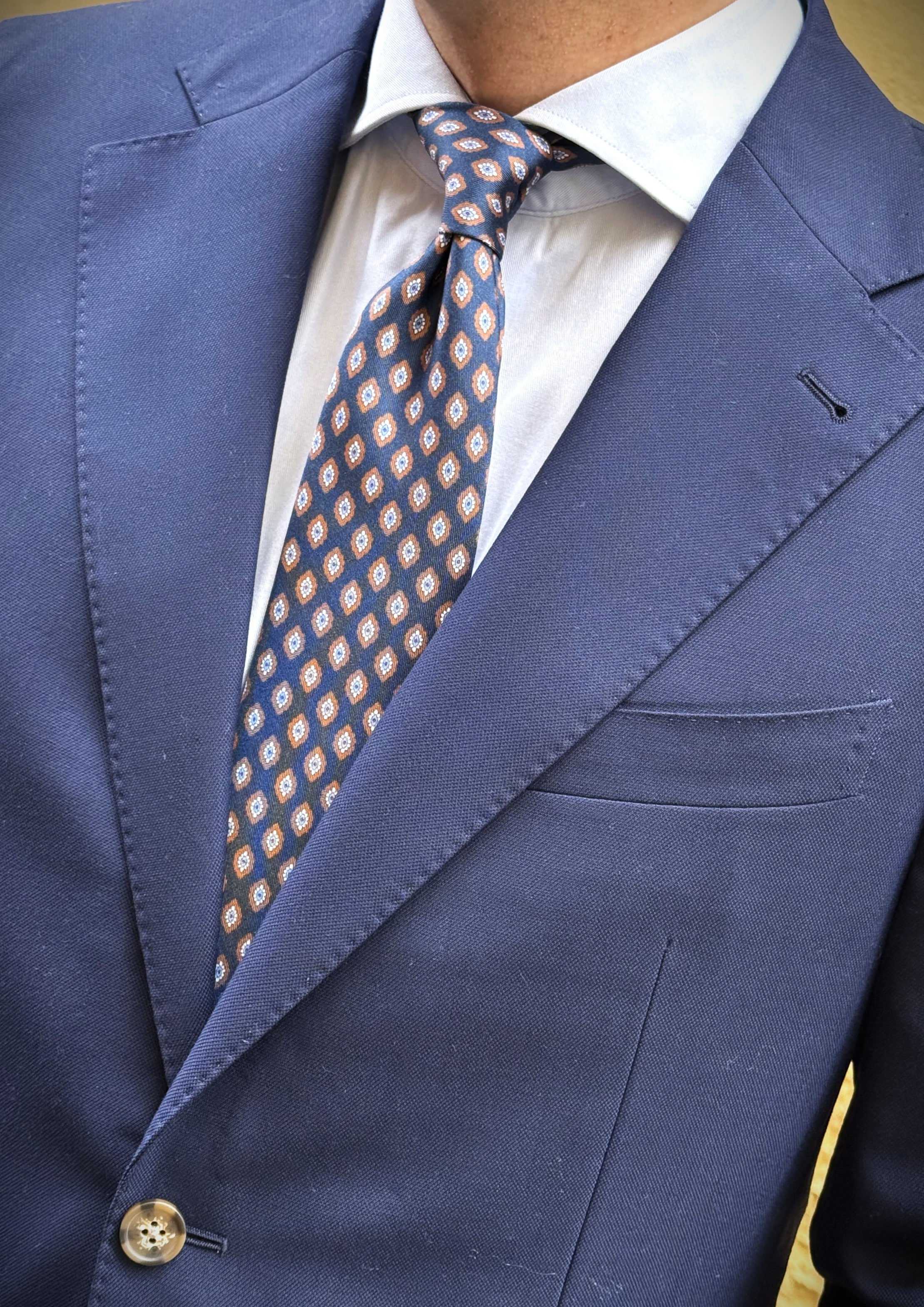 Corbata de seda Dongo Azul - Sólo 4 unidades