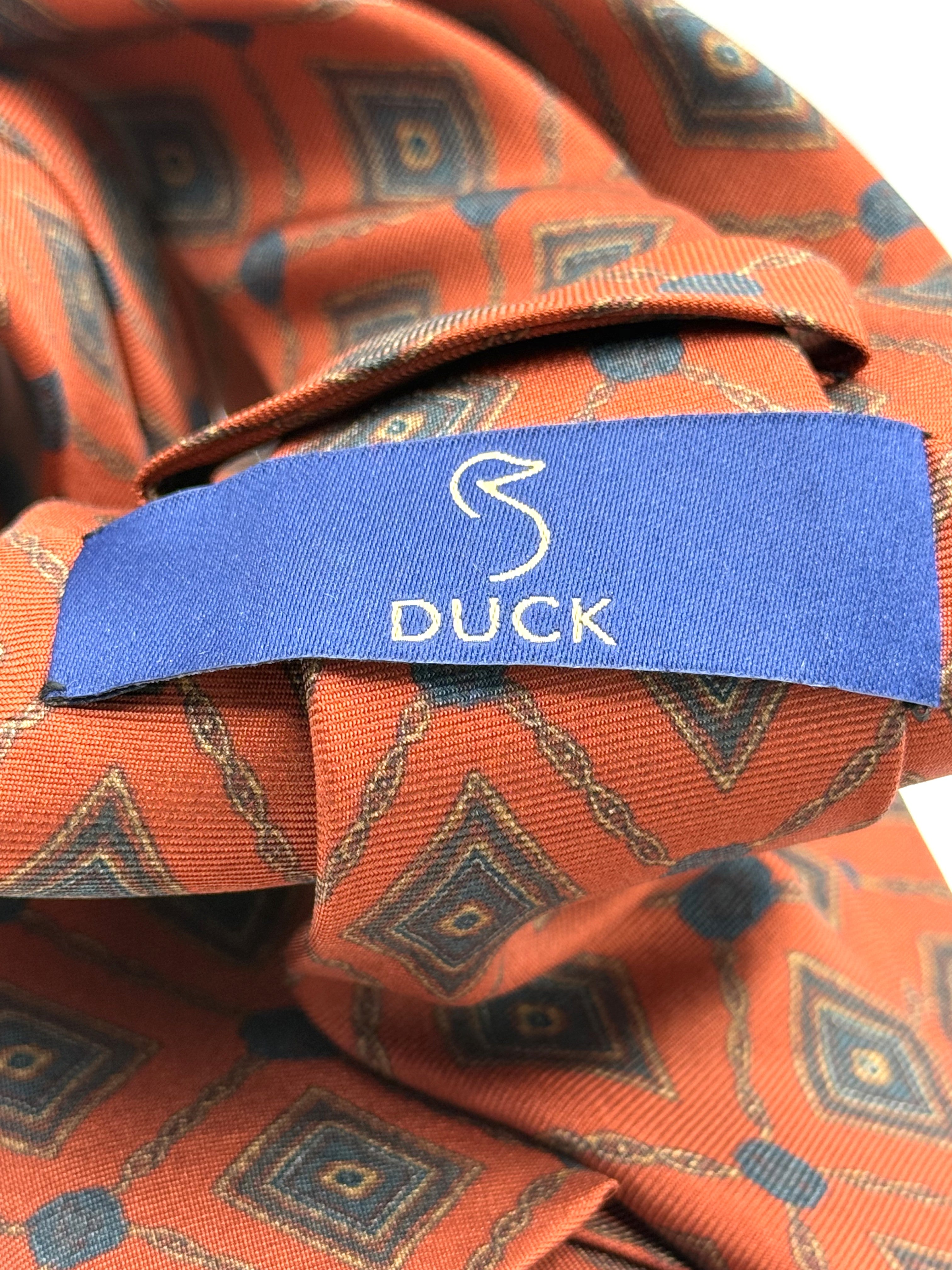 Corbata de seda Caravaggio. Exclusiva DUCK