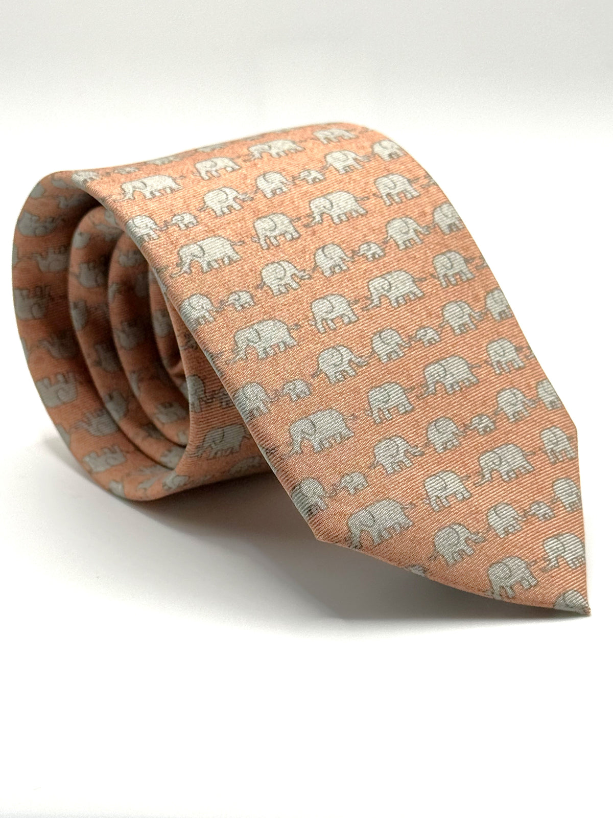 Corbata de seda para niño L' elephant