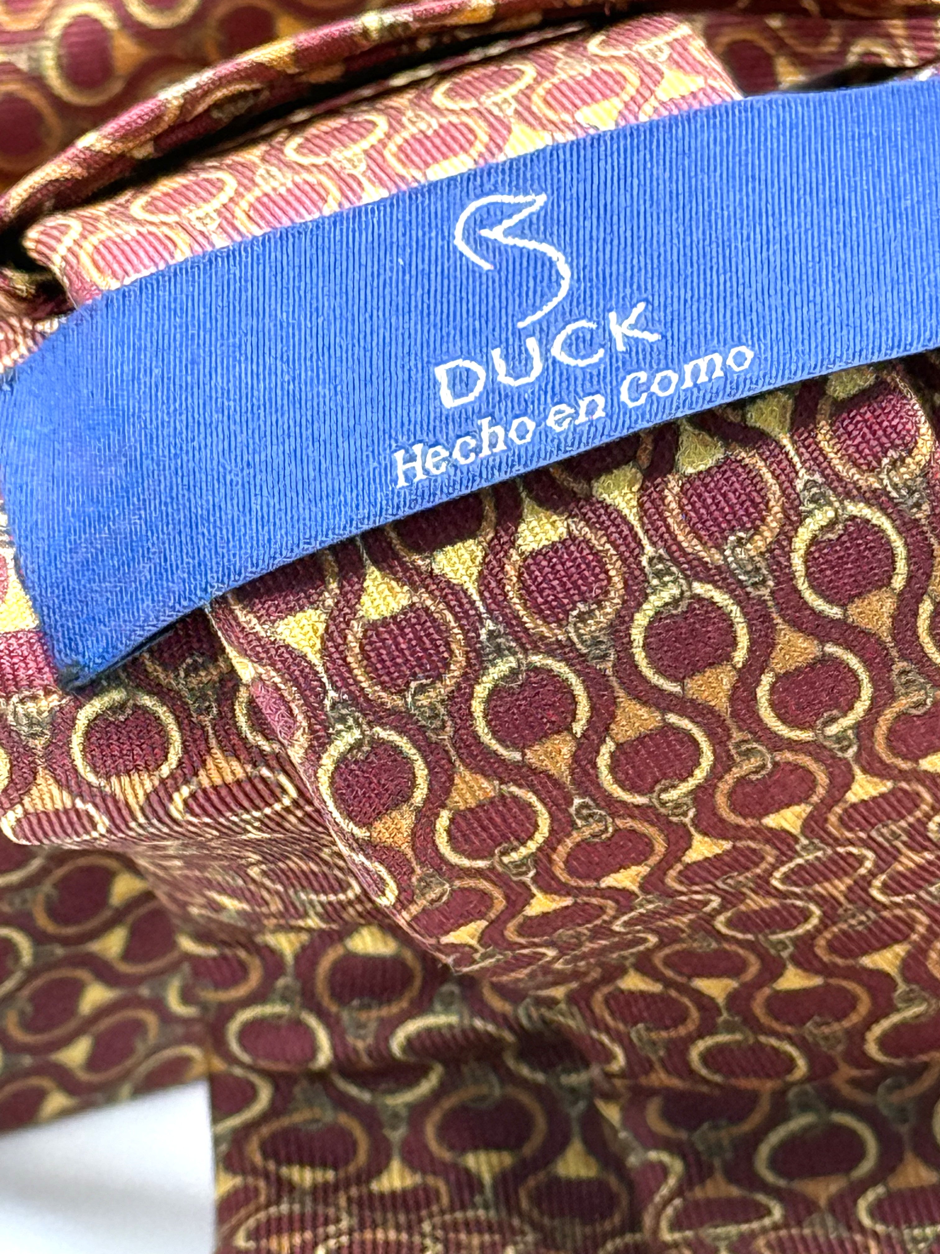 Corbata de seda Raphael burdeos