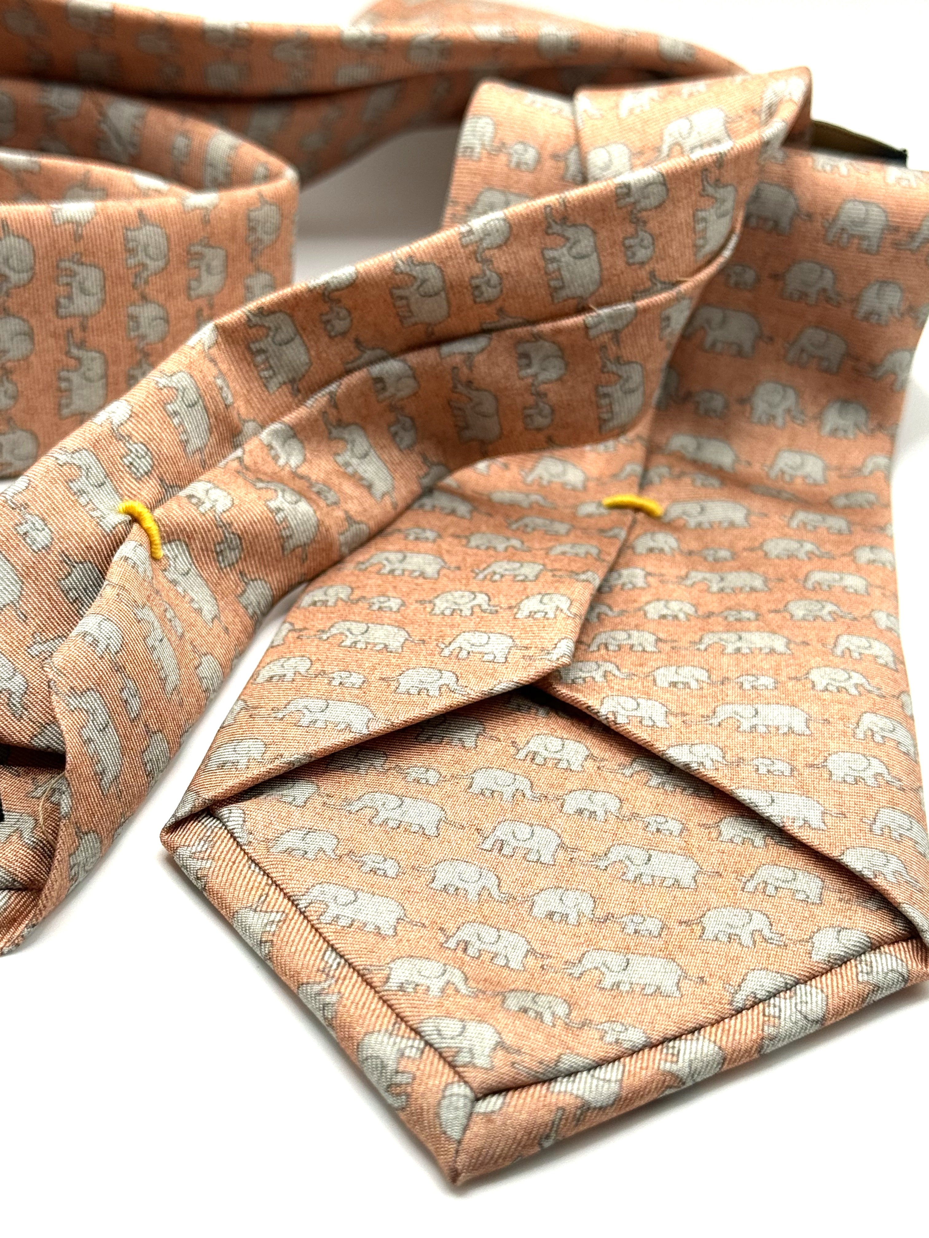Corbata de seda L'elefante