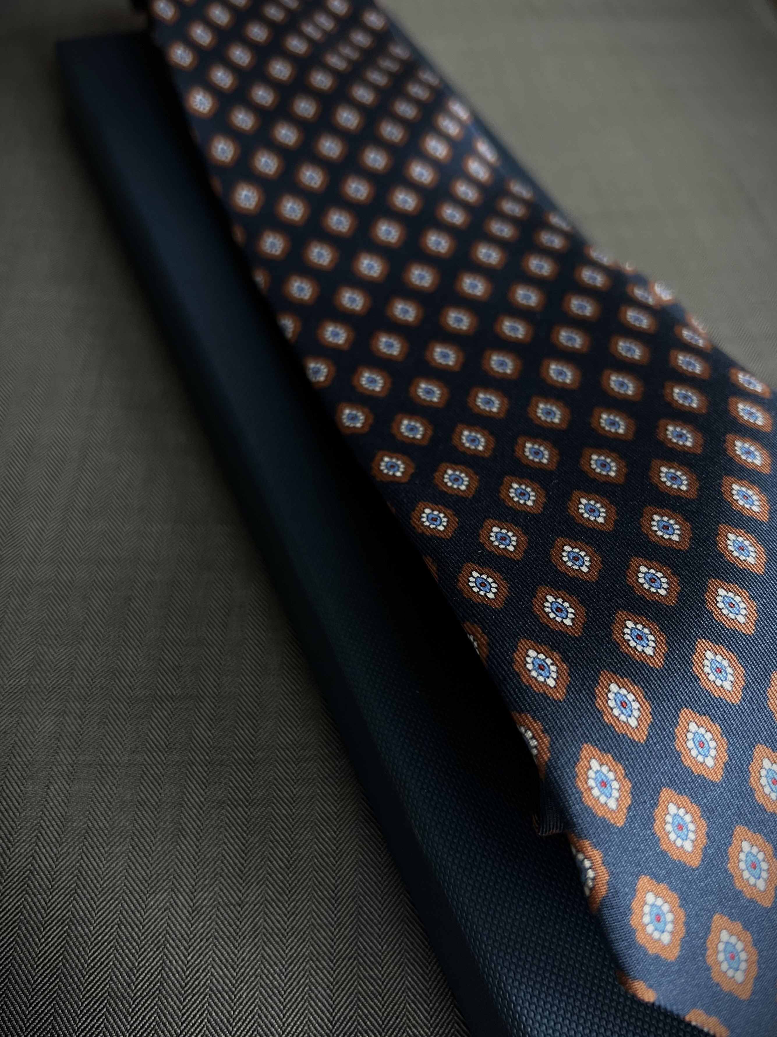 Corbata de seda Dongo Azul - Sólo 4 unidades