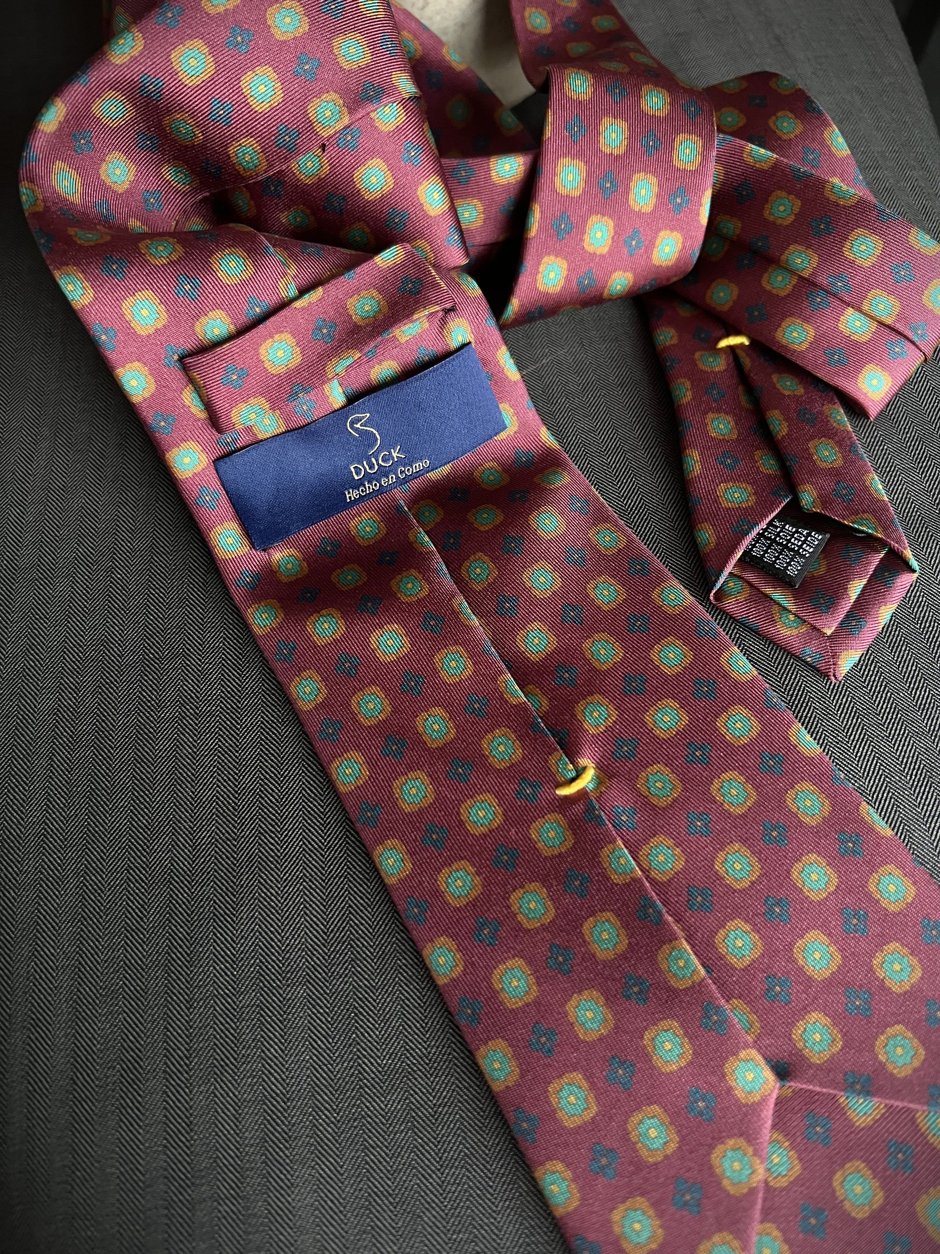 Corbata de seda Taceno