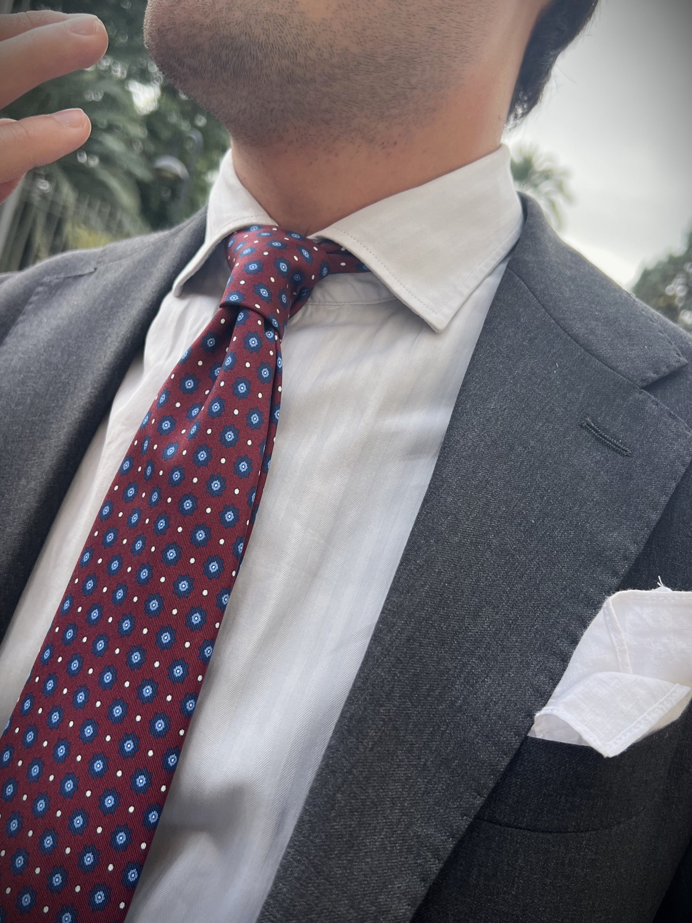 Corbata de seda Musso