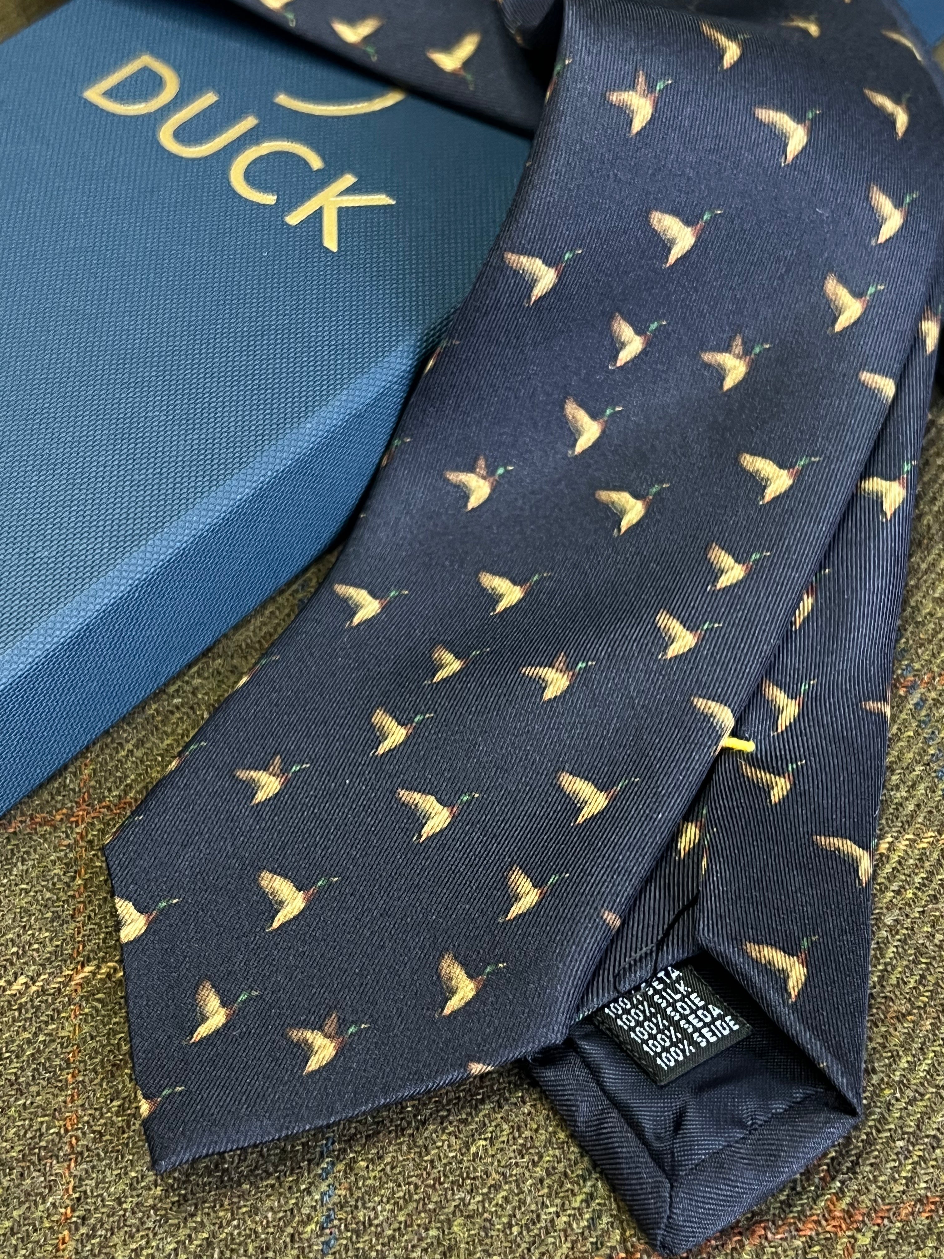 Corbata de seda para niño Anatra