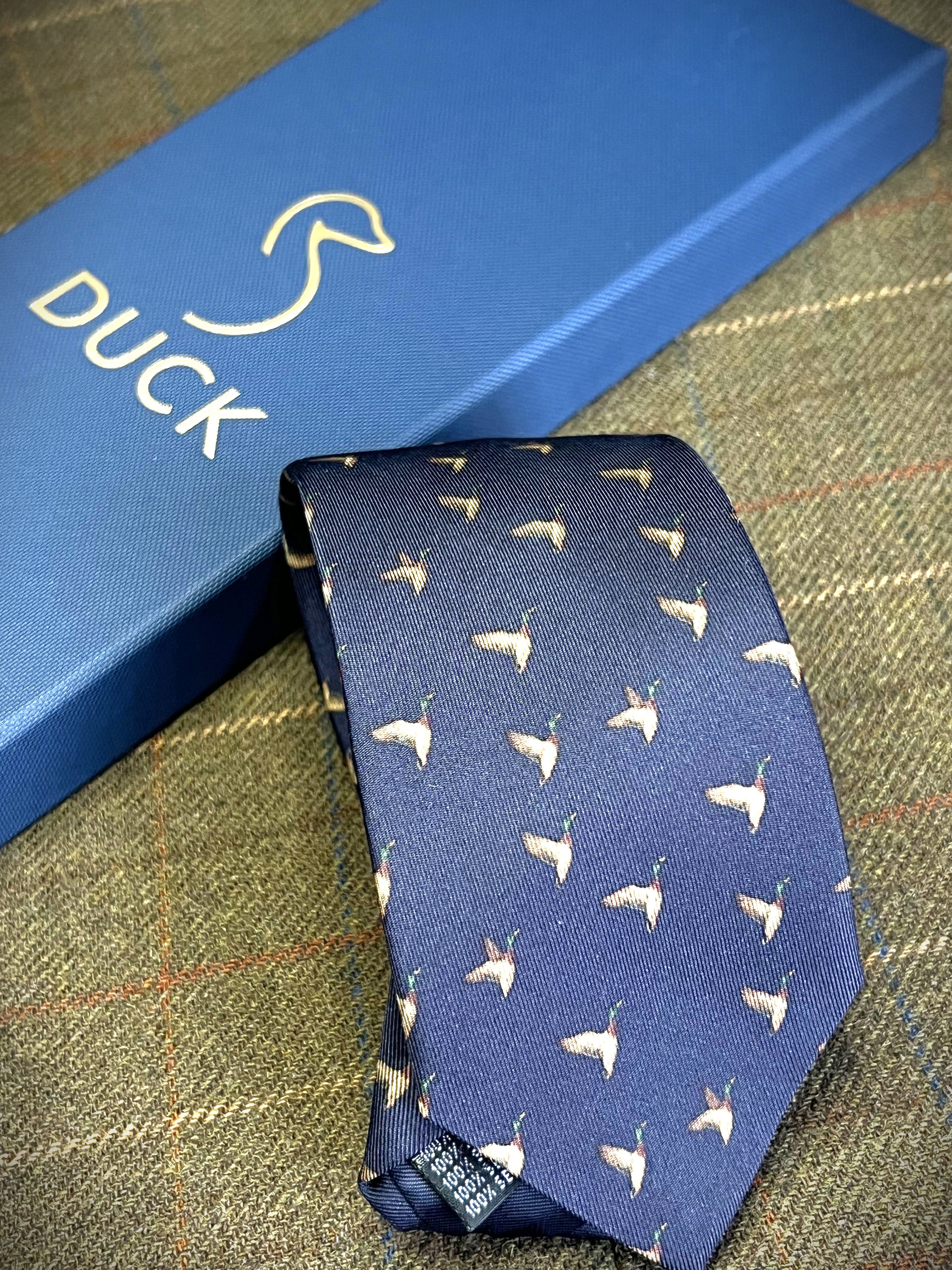 Corbata de seda para niño Anatra