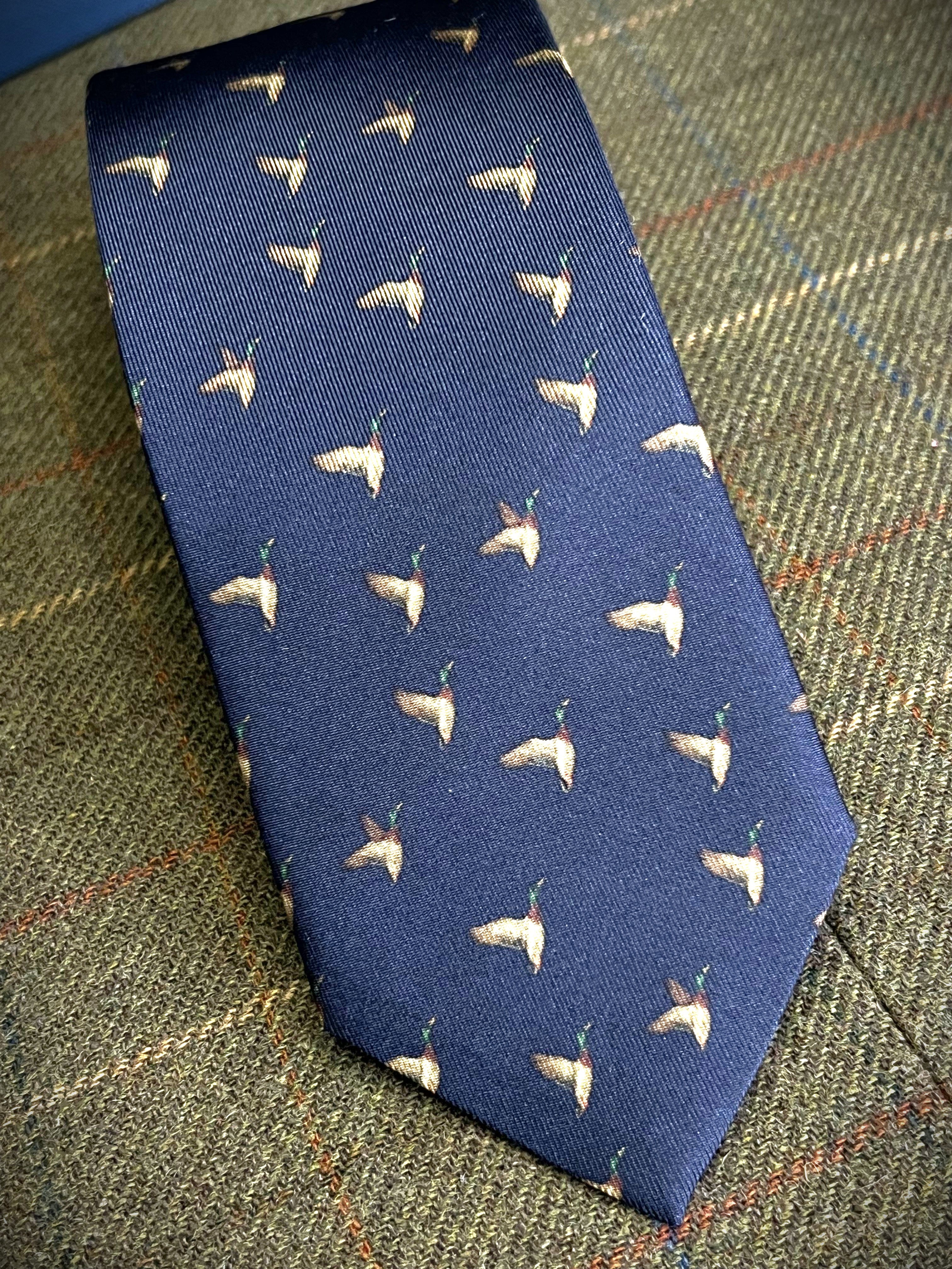 Corbata de seda para niño Anatra