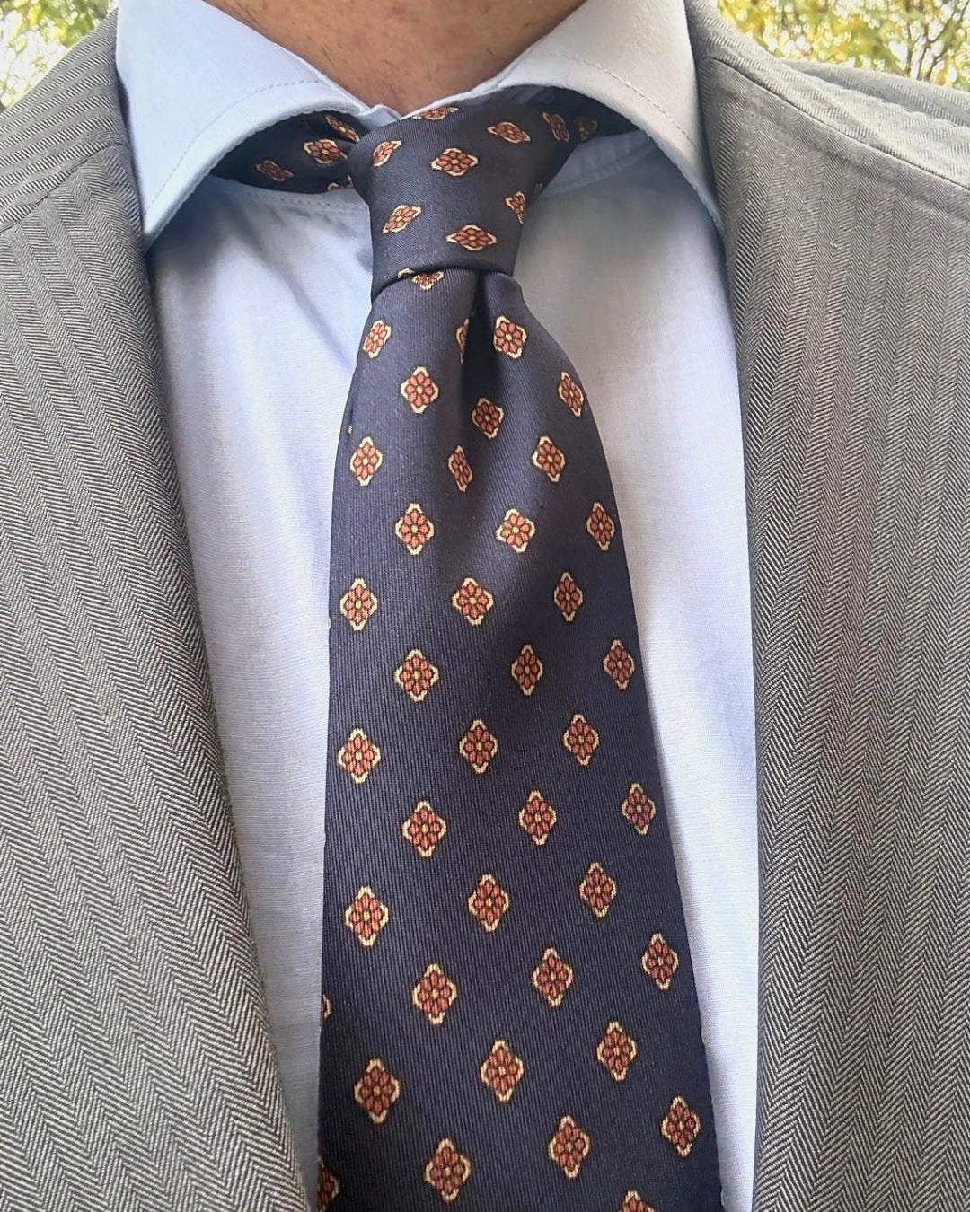 Corbata de seda Clementi