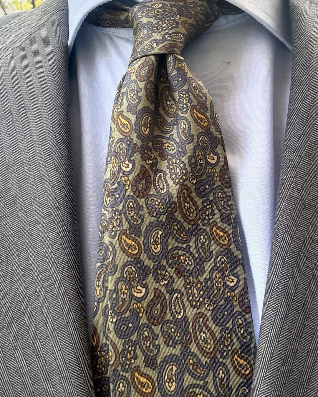 Corbata de seda Rossini
