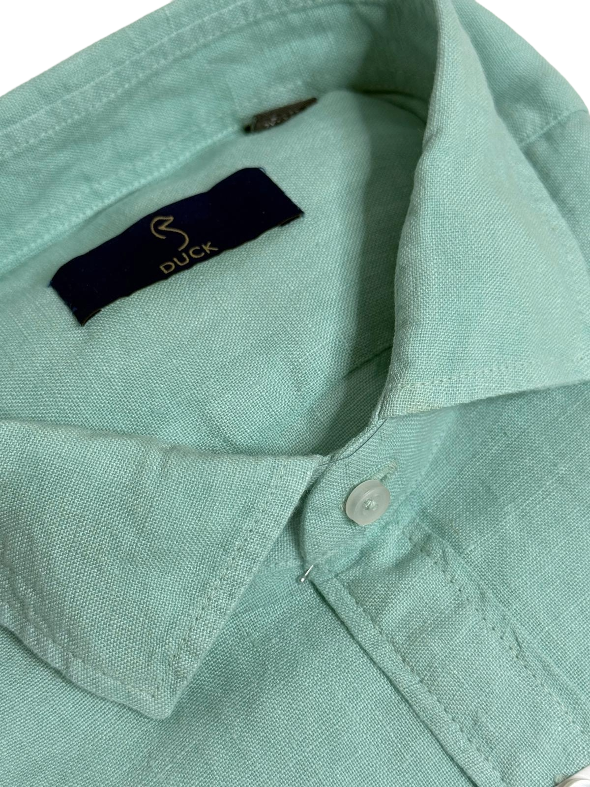 VERNAZZA — Camisa verde agua