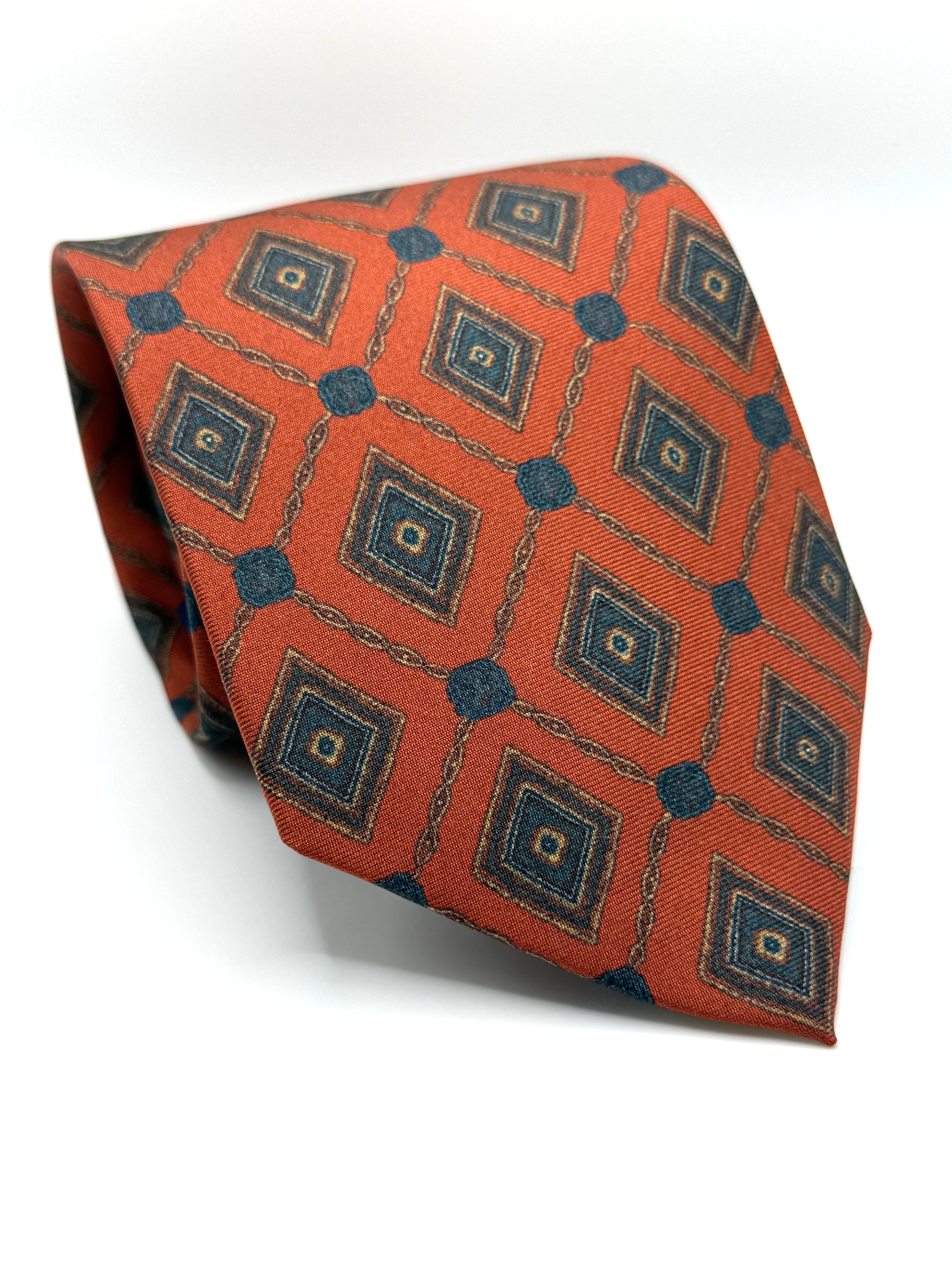Corbata de seda Caravaggio. Exclusiva DUCK