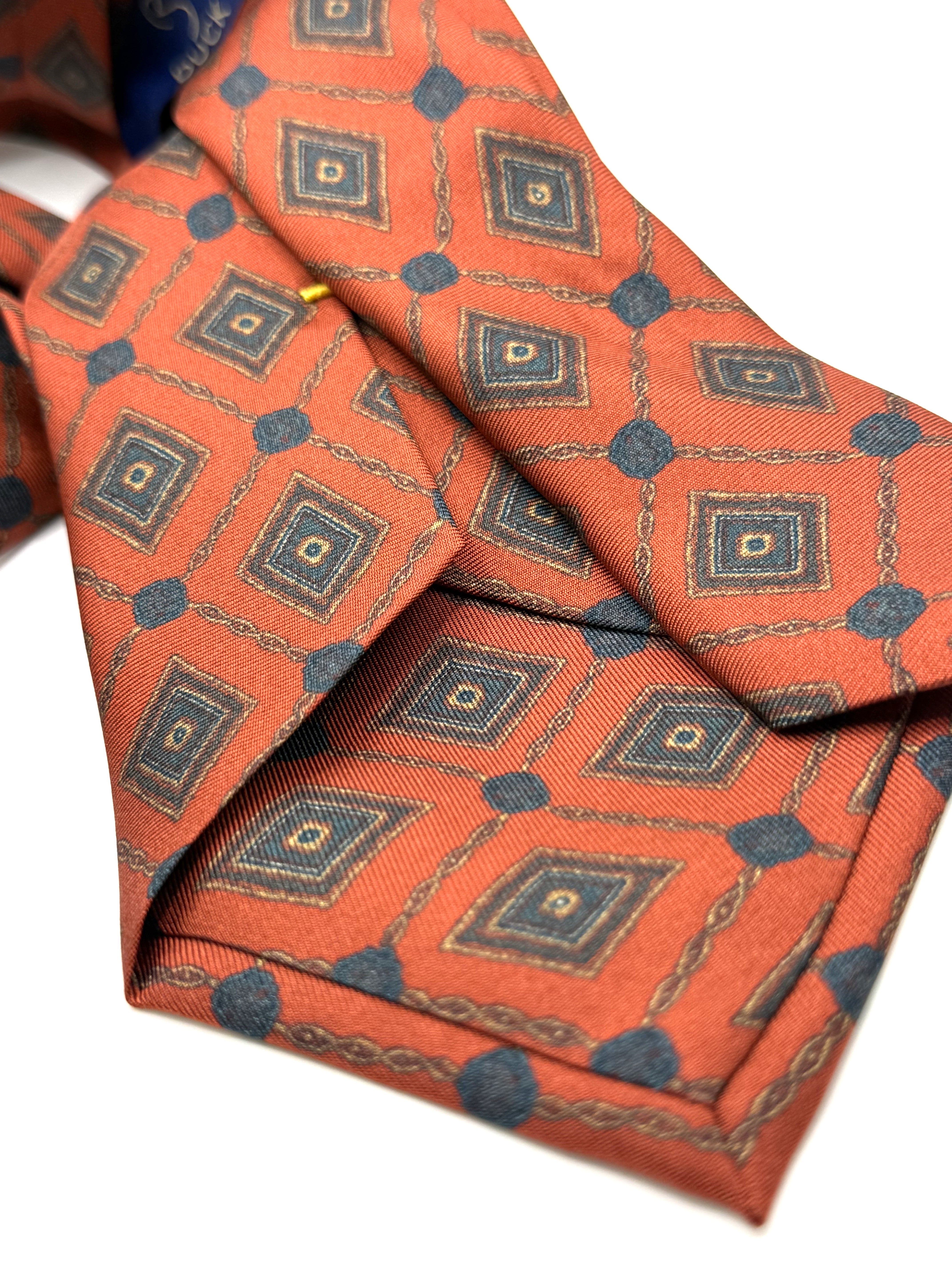 Corbata de seda Caravaggio. Exclusiva DUCK