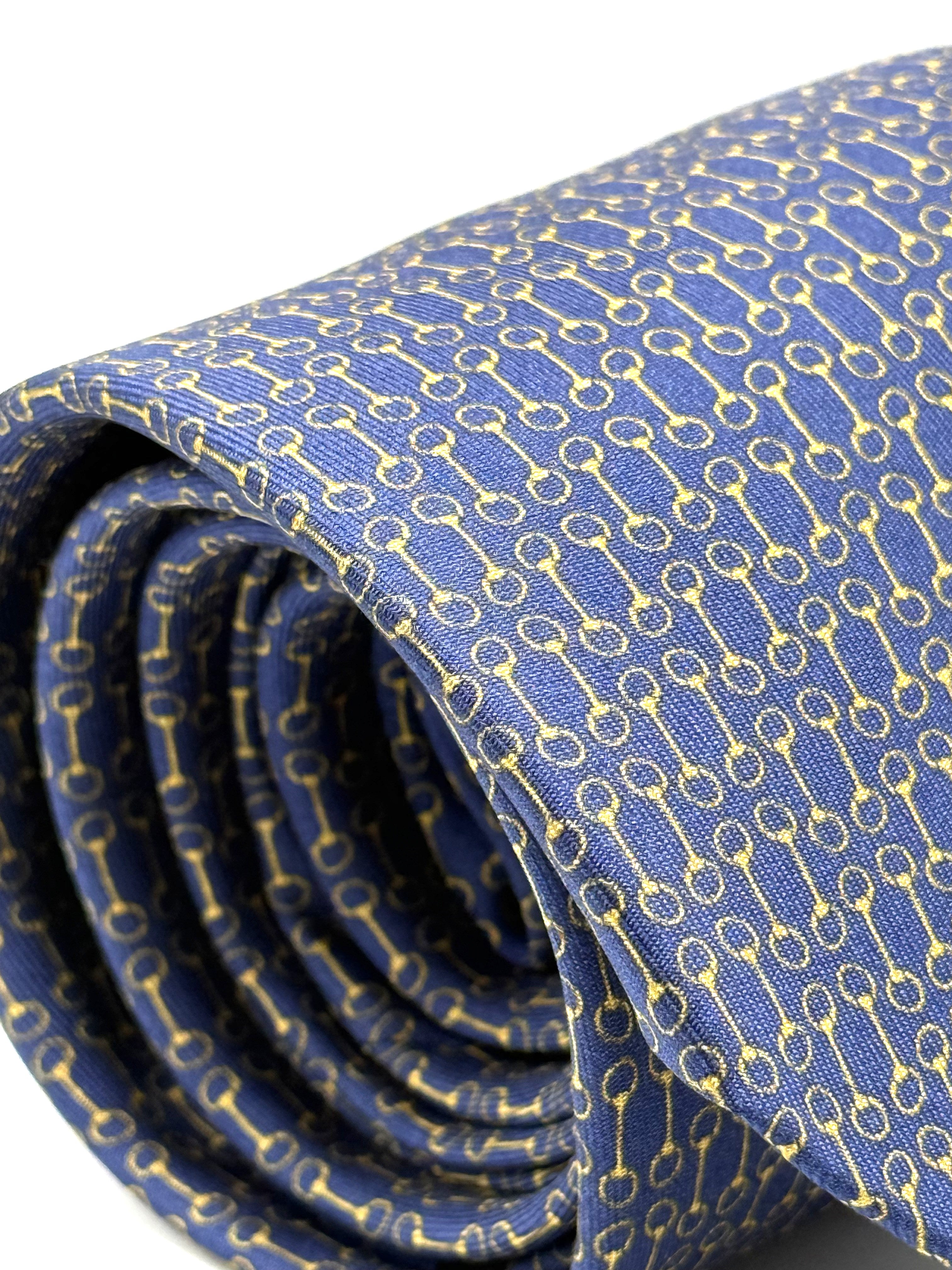 Corbata de seda Verrocchio Azul