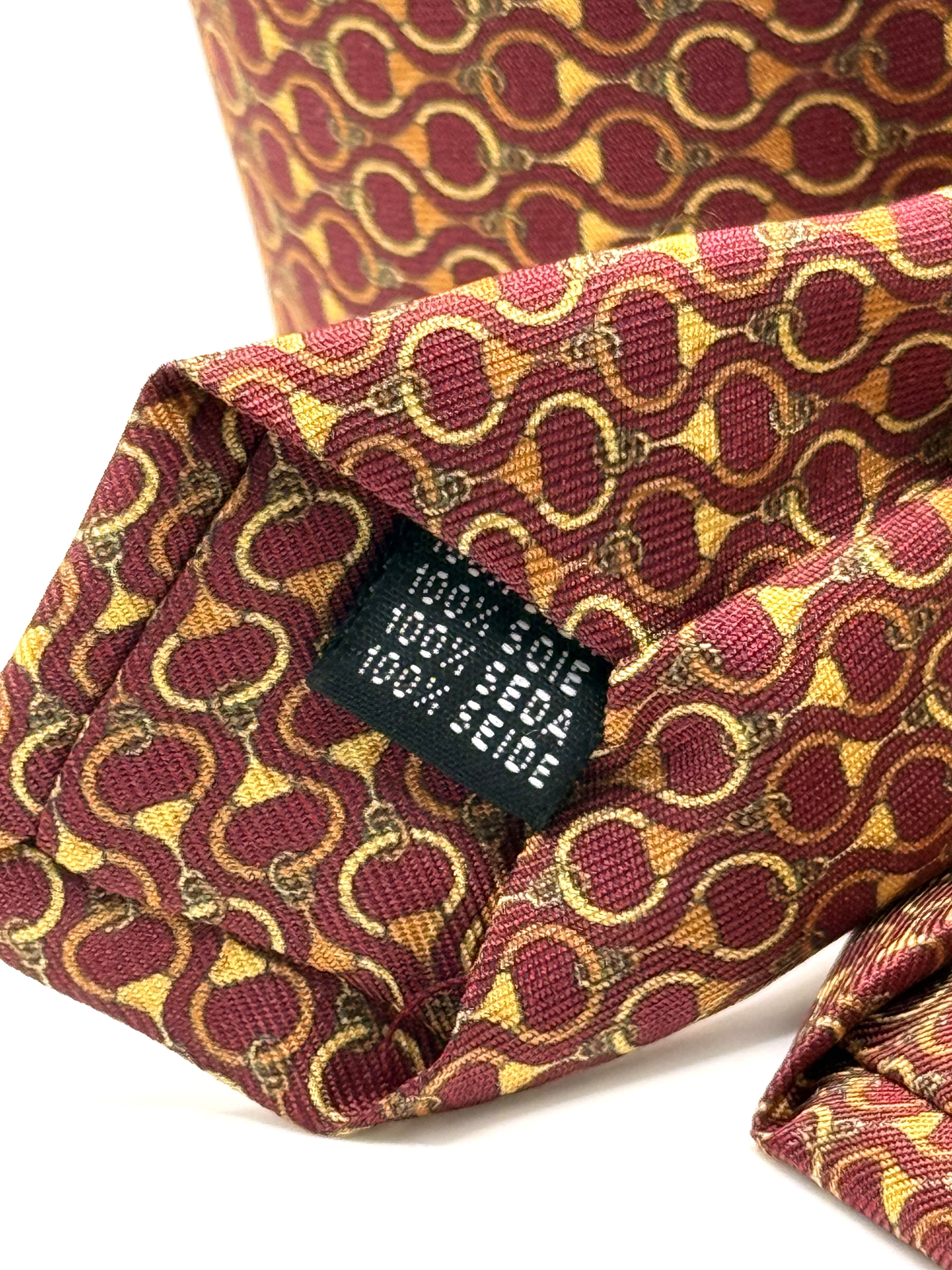 Corbata de seda Raphael burdeos