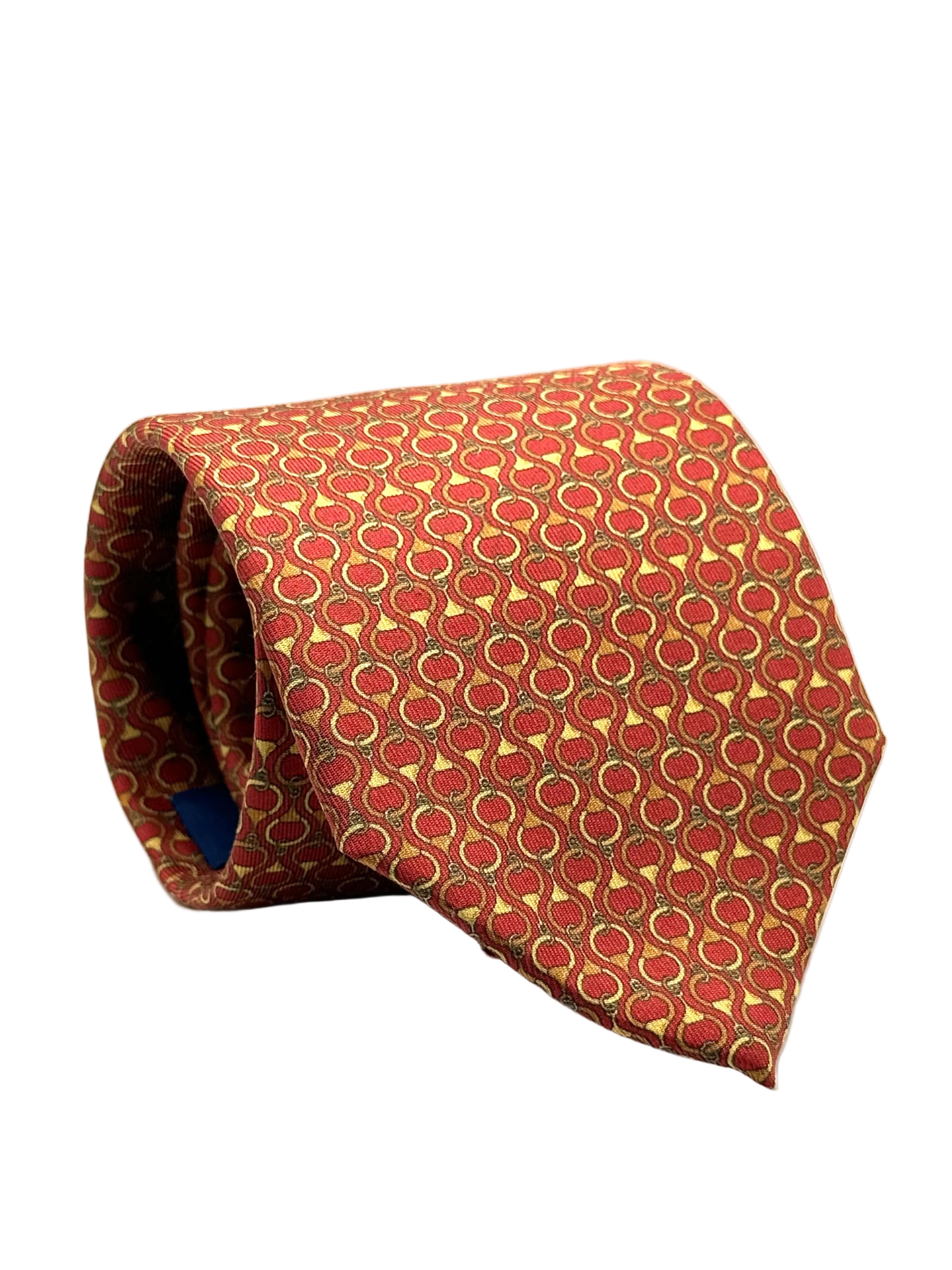 Corbata de seda Raphael Rosso