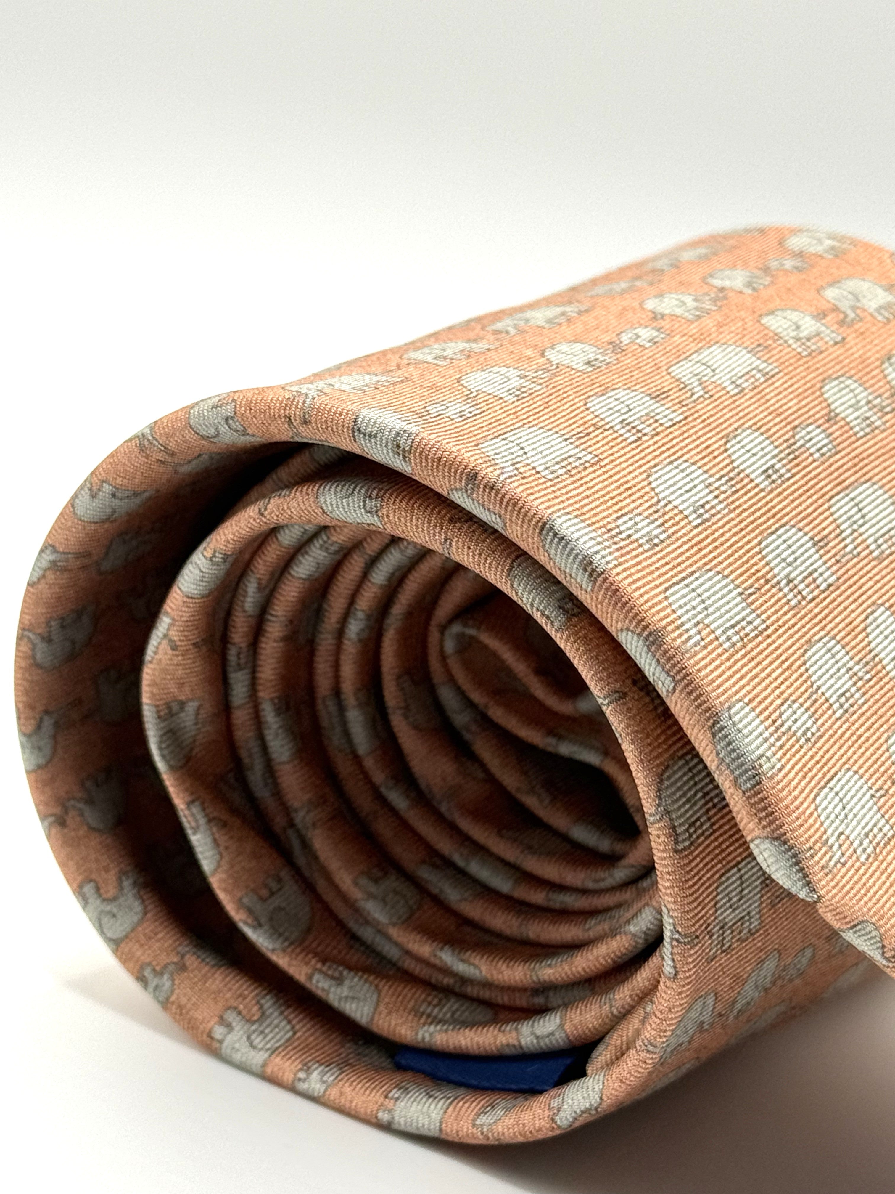 Corbata de seda L'elefante