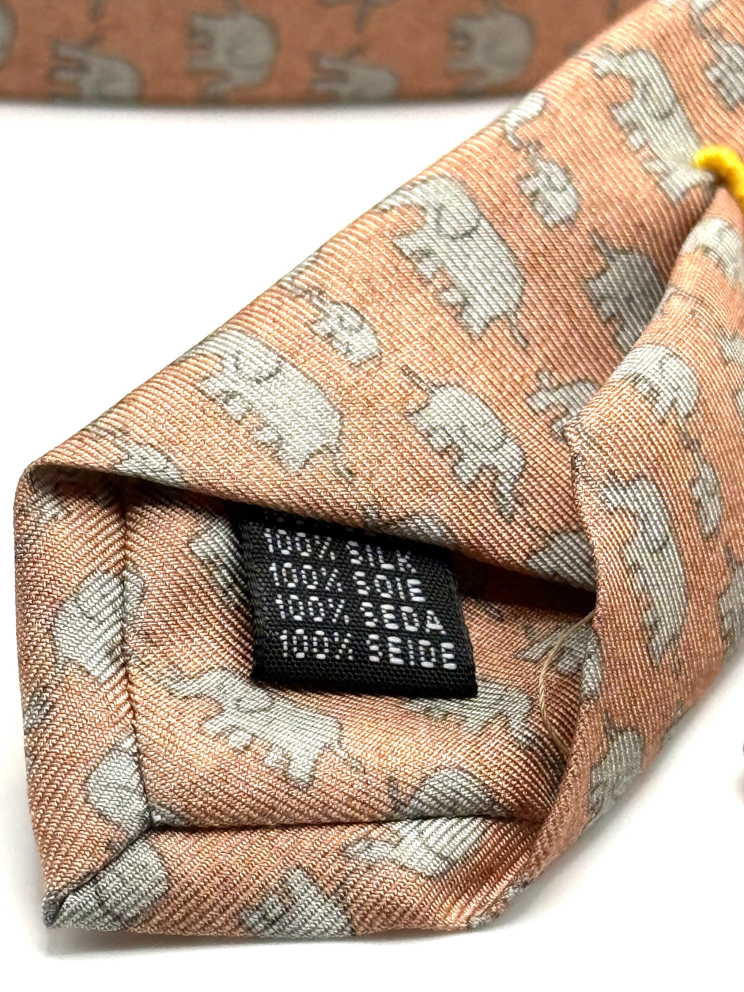 Corbata de seda L'elefante