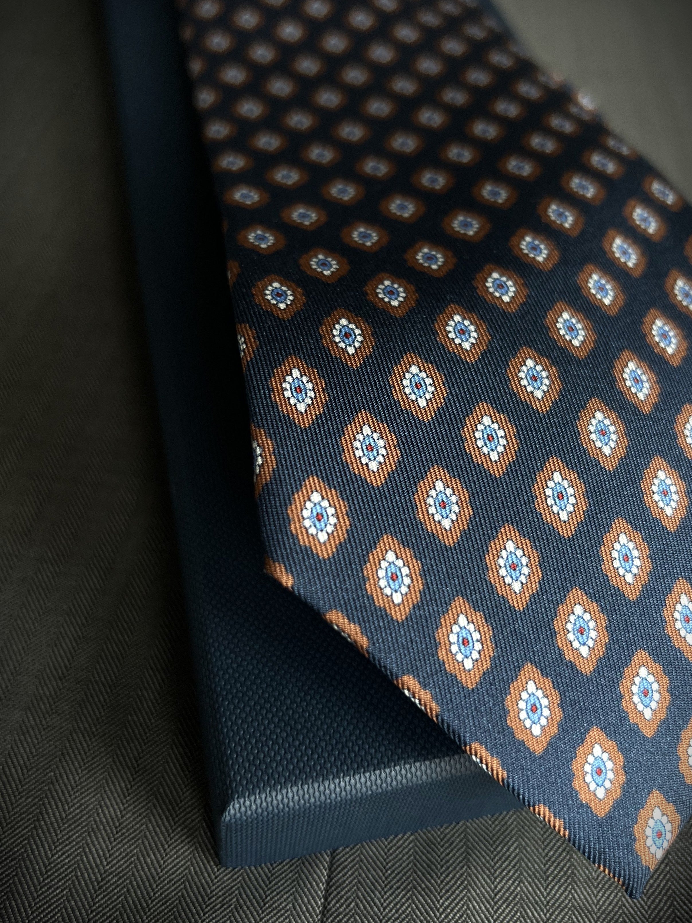 Corbata de seda Dongo Azul - Sólo 4 unidades