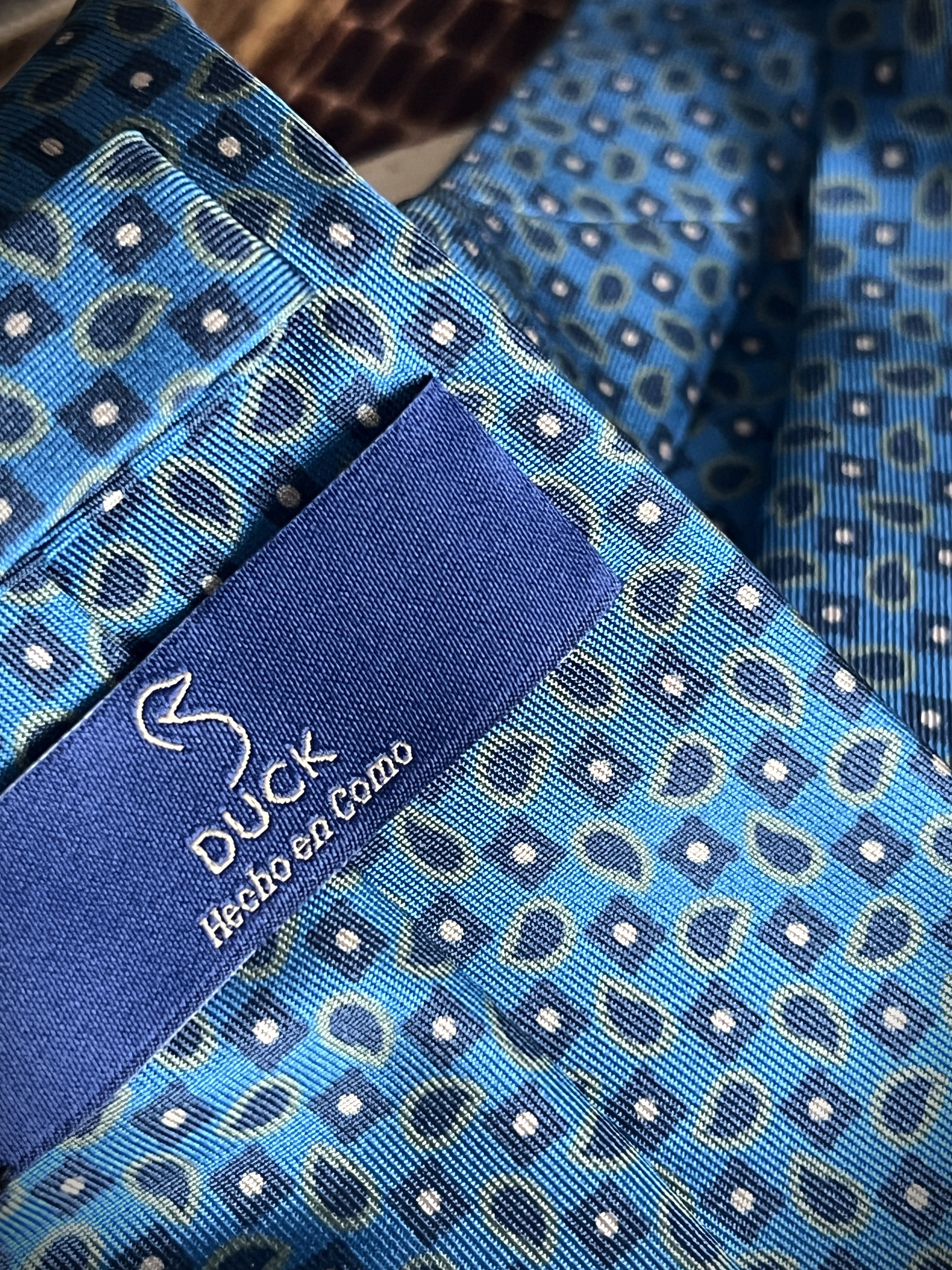 Corbata de seda Argegno Azul - Sólo 4 unidades