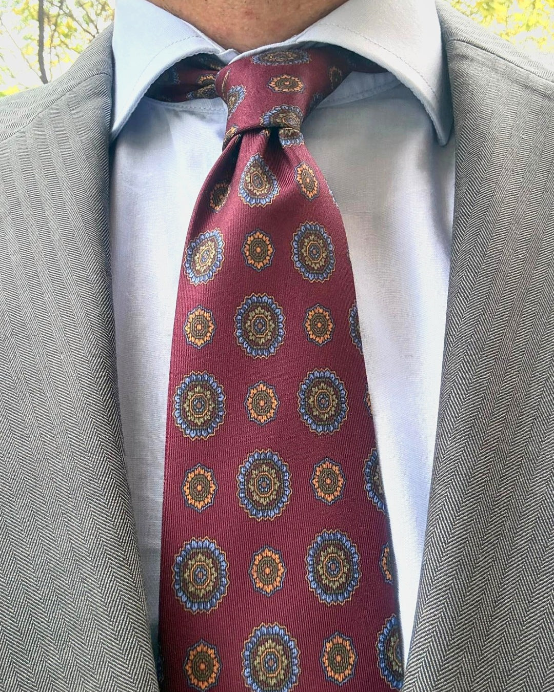 Corbata de seda Monteverdi